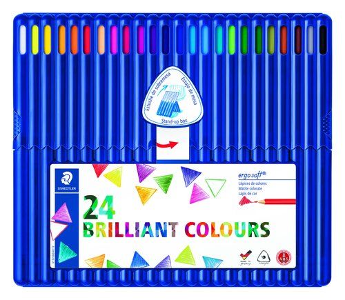 LAPICES COLOR STAEDT.157 ERGOSOFT BOX 24