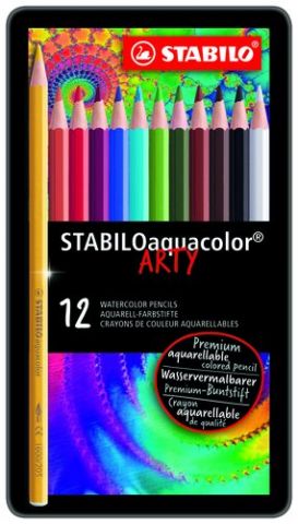 LAPICES ACUARELABLES STABILO AQUACOLOR estuche MET