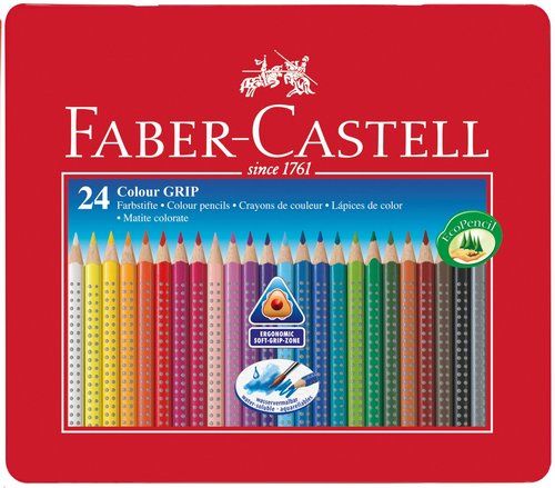 LAPICES ACUARELABLES FABER-CASTELL COLOUR GRIP est