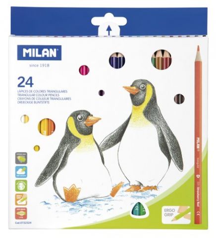 LAPICES COLOR MILAN ERGO GRIP Est. 24