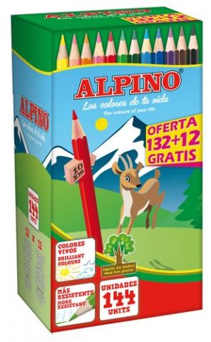 LAPICES de COLORES ALPINO FESTIVAL ECONOMY PACK de
