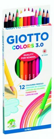 LAPICES GIOTTO COLORS 3.0 Est. 12 ud