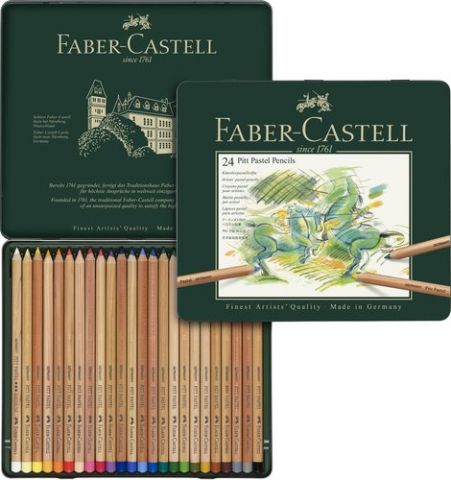 LAPICES de COLORES FABER-CASTELL PITT-PASTEL estuc