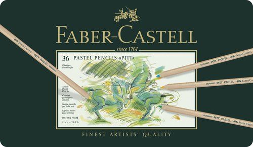LAPICES de COLORES FABER-CASTELL PITT-PASTEL estuc