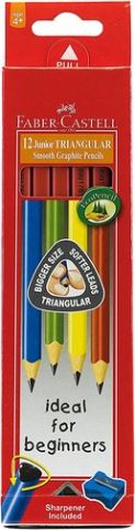 LAPIZ de GRAFITO FABER-CASTELL JUNIOR TRIANGULAR -