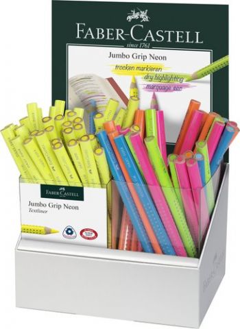 LAPICES de COLORES FABER-CASTELL JUMBO GRIP FLUOR