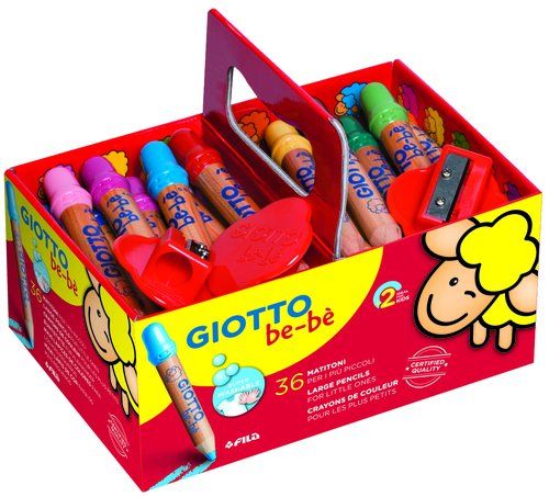 LAPICES de COLORES GIOTTO BEBE SUPER SCHOOL PACK d
