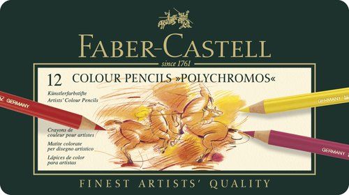 LAPICES de COLORES FABER-CASTELL POLYCHROMOS estuc