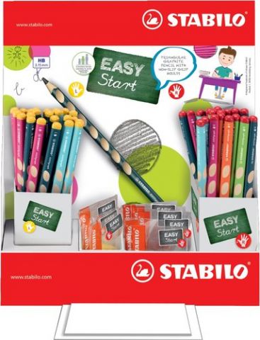 LAPIZ de GRAFITO STABILO EASY GRAPH EXPOSITOR de 7