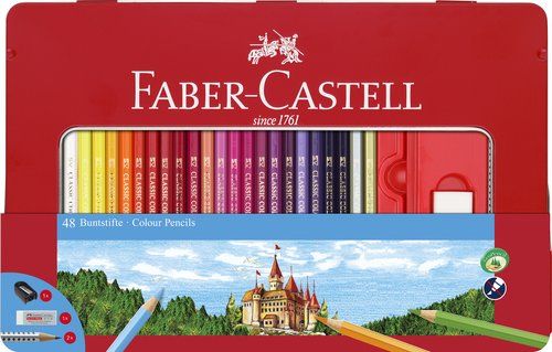 LAPICES COLOR FABER  est.METAL 48