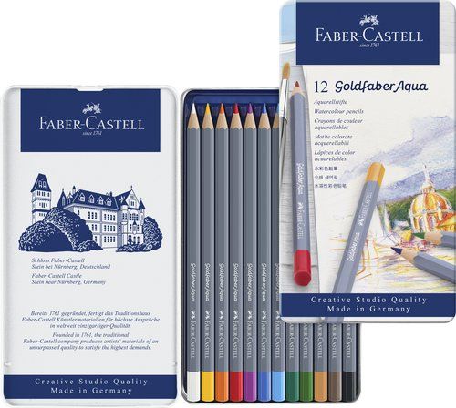 LAPICES ACUARELABLES FABER-CASTELL GOLDFABER AQUA