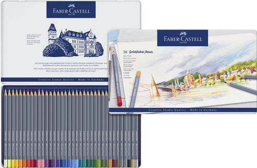 LAPICES ACUARELABLES  FABER-CASTELL GOLDFABER AQUA