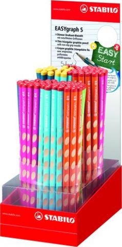 LAPIZ de GRAFITO STABILO EASY GRAPH S SURTIDO EXPO