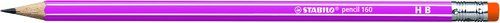 LAPIZ STABILO HEXAG.C/GOMA 2160 HB ROSA