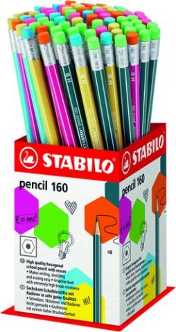 LAPIZ STABILO HEXAG.C/GOMA 2160 EXP.72