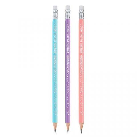 LAPIZ de GRAFITO MAPED BLACK´PEPS PASTEL con GOMA