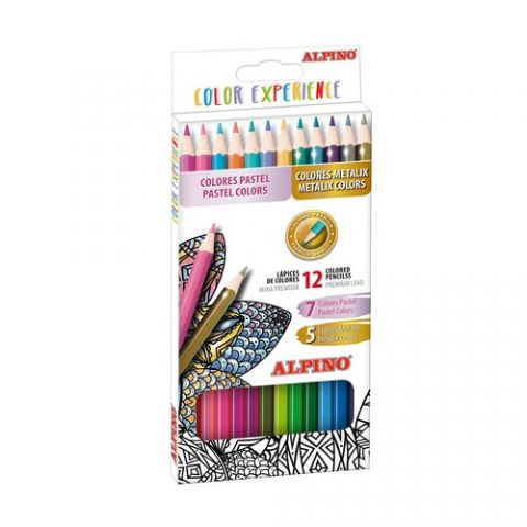 LAPICES COLOR ALPINO EXPERI. est.12