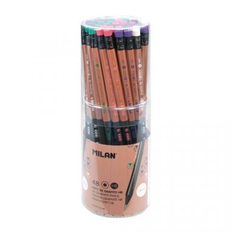 LAPIZ de GRAFITO MILAN con GOMA HB COOPER CAJA de