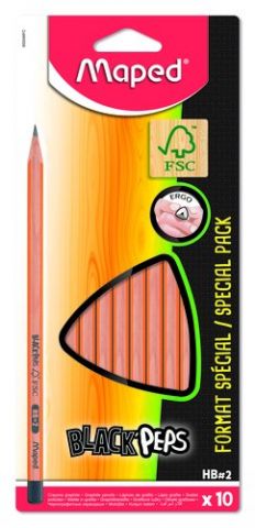 LAPIZ de GRAFITO MAPED BLACK
