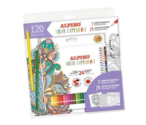 LAPICES COLOR ALPINO EXP.MANDALA C/24