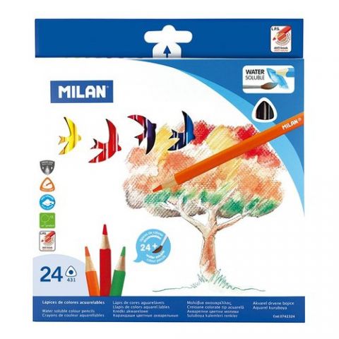 LAPICES ACUARELABLES MILAN TRIANGULAR MINA 2,9 mm