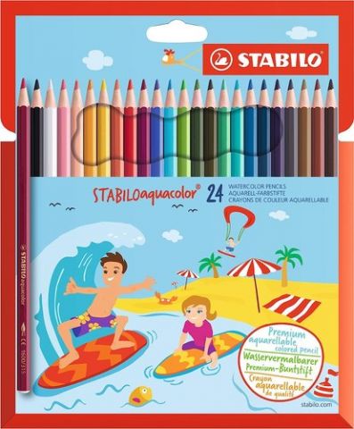 LAPICES ACUARELABLES STABILO AQUACOLOR estuche CAR