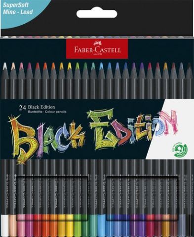 LAPICES de COLORES FABER-CASTELL BLACK EDITION EST
