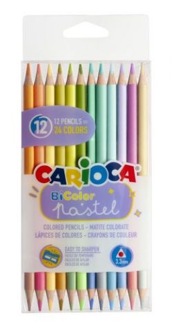 LAPICES CARIOCA DUO TRIANG.PAST.C/12