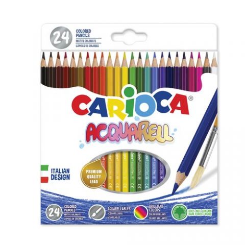 LAPICES ACUARELABLES CARIOCA ACQUARELL CAJA de 24
