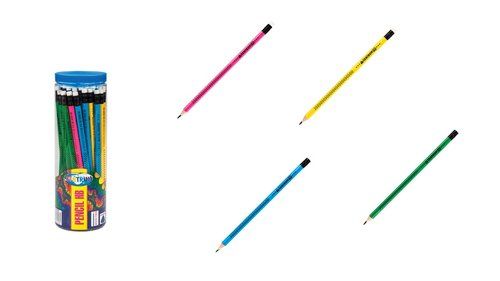 LAPIZ de GRAFITO CENTRUM TRIANGULAR con GOMA HB CO