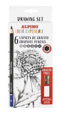 LAPIZ de GRAFITO ALPINO COLOR EXPERIENCE DRAWING S