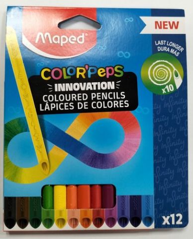 LAPICES COLOR MAPED INFINITY est.12