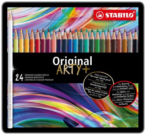 LAPICES de COLORES STABILO ORIGINAL ARTY estuche d