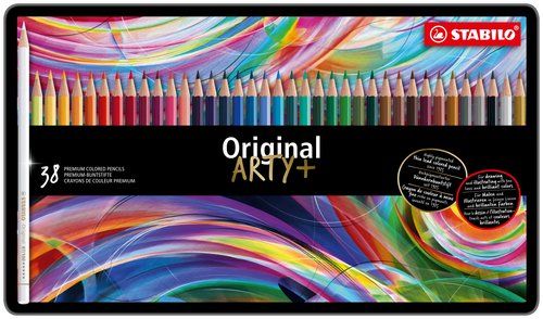 LAPICES de COLORES STABILO ORIGINAL ARTY estuche d