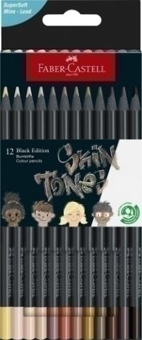 LAPICES de COLORES FABER-CASTELL BLACK EDITION SKI