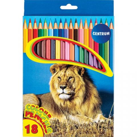 LAPICES de COLORES CENTRUM ZOO LARGOS ESTUCHE DE 1