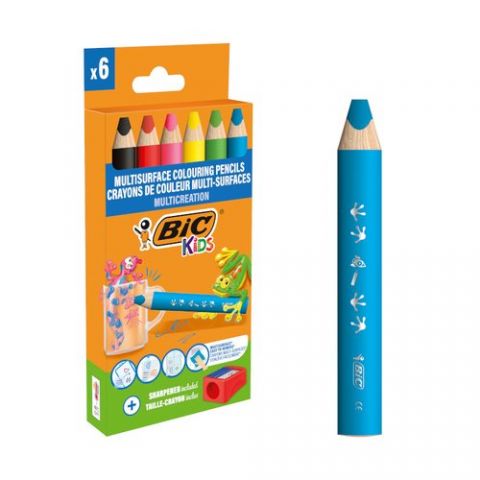LAPICES de COLORES BIC KIDS MULTISUPERFICIES 3 en