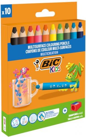 LAPICES de COLORES BIC KIDS MULTISUPERFICIES 3 en