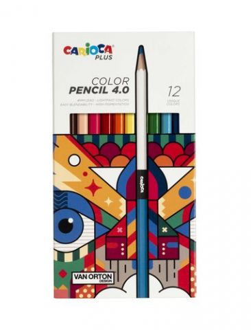 LAPICES de COLORES CARIOCA PLUS CAJA de 12