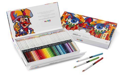 LAPICES de COLORES CARIOCA PLUS PREMIUM CAJA de 40
