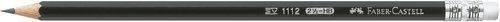 LAPIZ de GRAFITO FABER-CASTELL 1112 CON GOMA - HB