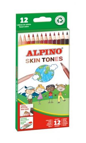 LAPICES de COLORES ALPINO COLORES DE LA PIEL estuc