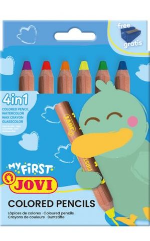 LAPICES de COLORES JOVI MY FIRST COLORED PENCILS C