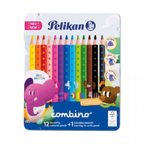 LAPICES de COLORES PELIKAN JUMBO TRIANGULAR CAJA M