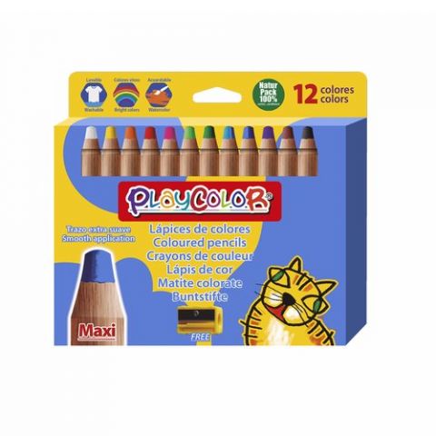 LAPICES INSTANT PLAYCOLOR MAXI BASIC CAJA DE 12