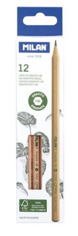 LAPIZ de GRAFITO MILAN HB HEXAGONALES CAJA de 12