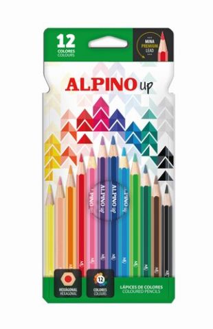 LAPICES de COLORES ALPINO UP MINA PREMIUM estuche