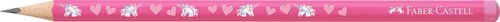 LAPIZ de GRAFITO FABER-CASTELL HB UNICORNIOS ROSA