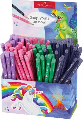 LAPIZ de GRAFITO FABER-CASTELL DINOSAURIOS & UNICO