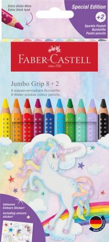 LAPICES de COLORES FABER-CASTELL JUMBO GRIP DINOSA